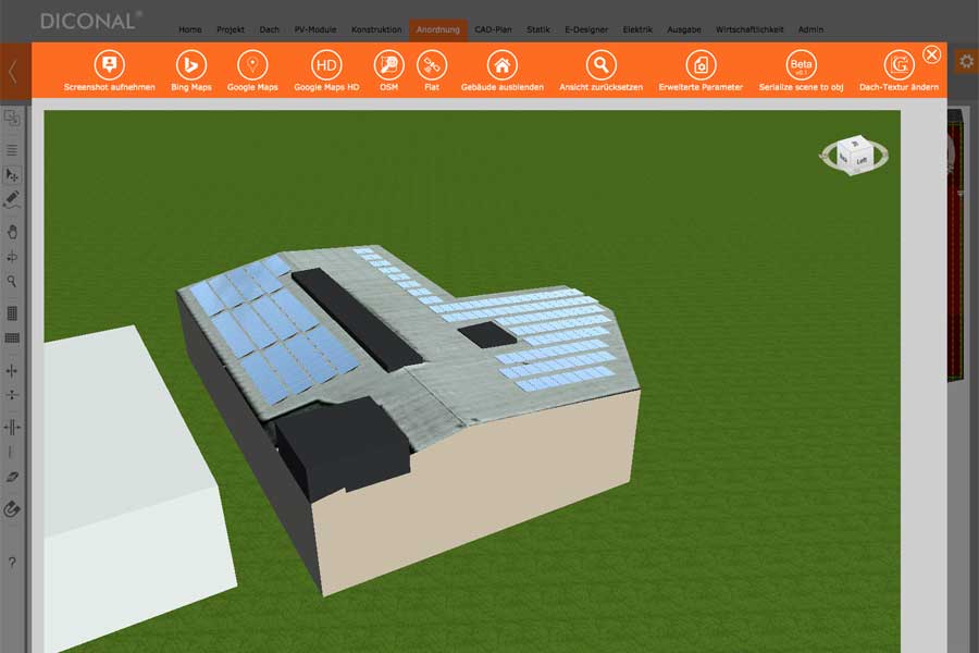 Planningtool for easy PV layout